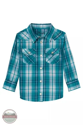 112344686 Plaid Long Sleeve Western Snap Shirt