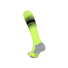 3 Pack Childrens Cushioned Football Socks Lime Green