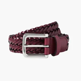 3cm Woven Elastic Belt (Maroon)