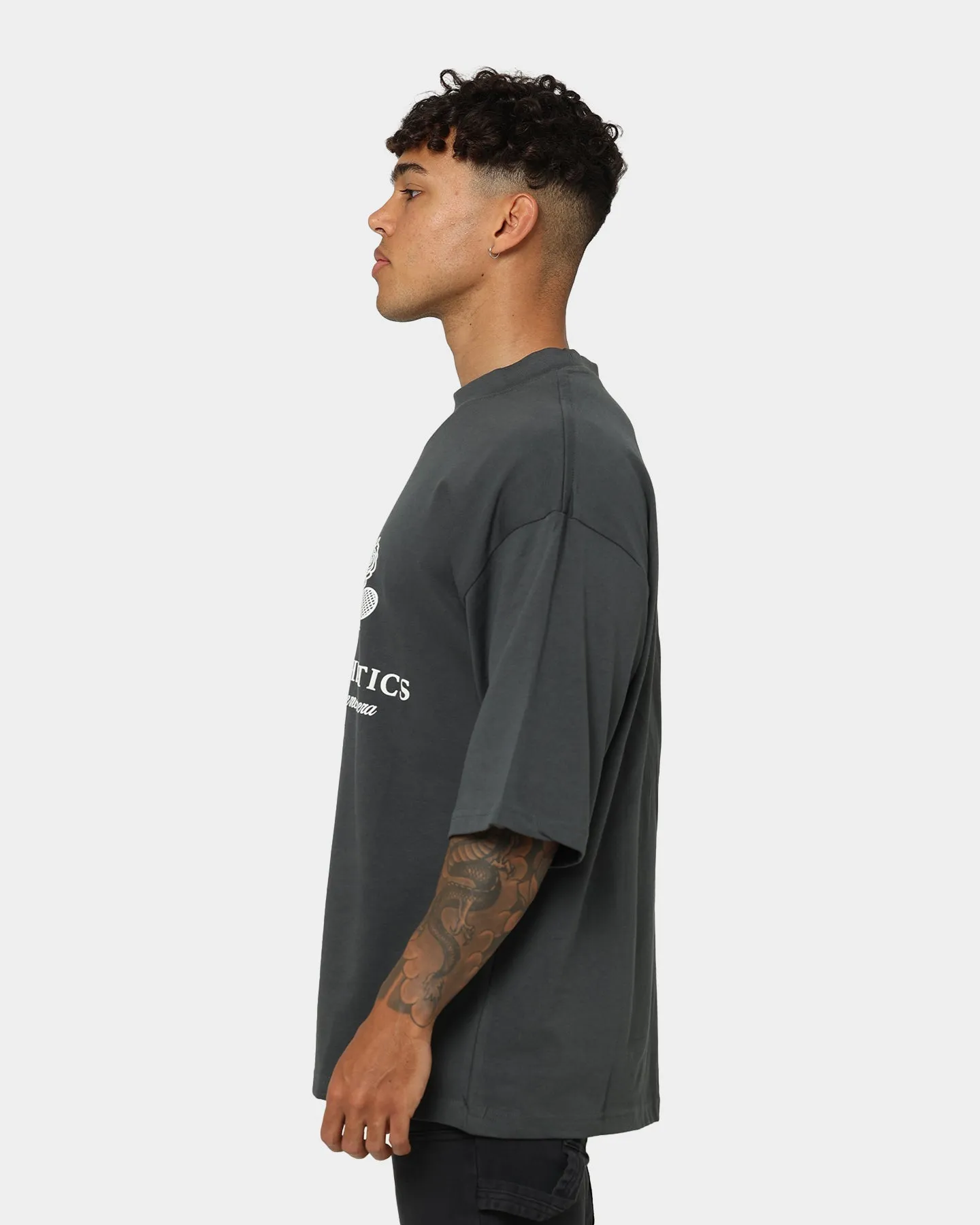 404 Premium Athletics Heritage T-Shirt Charcoal