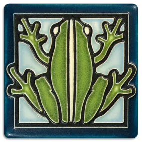 4x4 Frog Art Tile