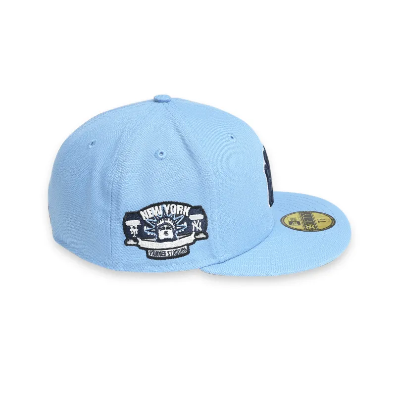 [70698993] New York Yankees Sky Blue 59FIFTY Men's Fitted Hat