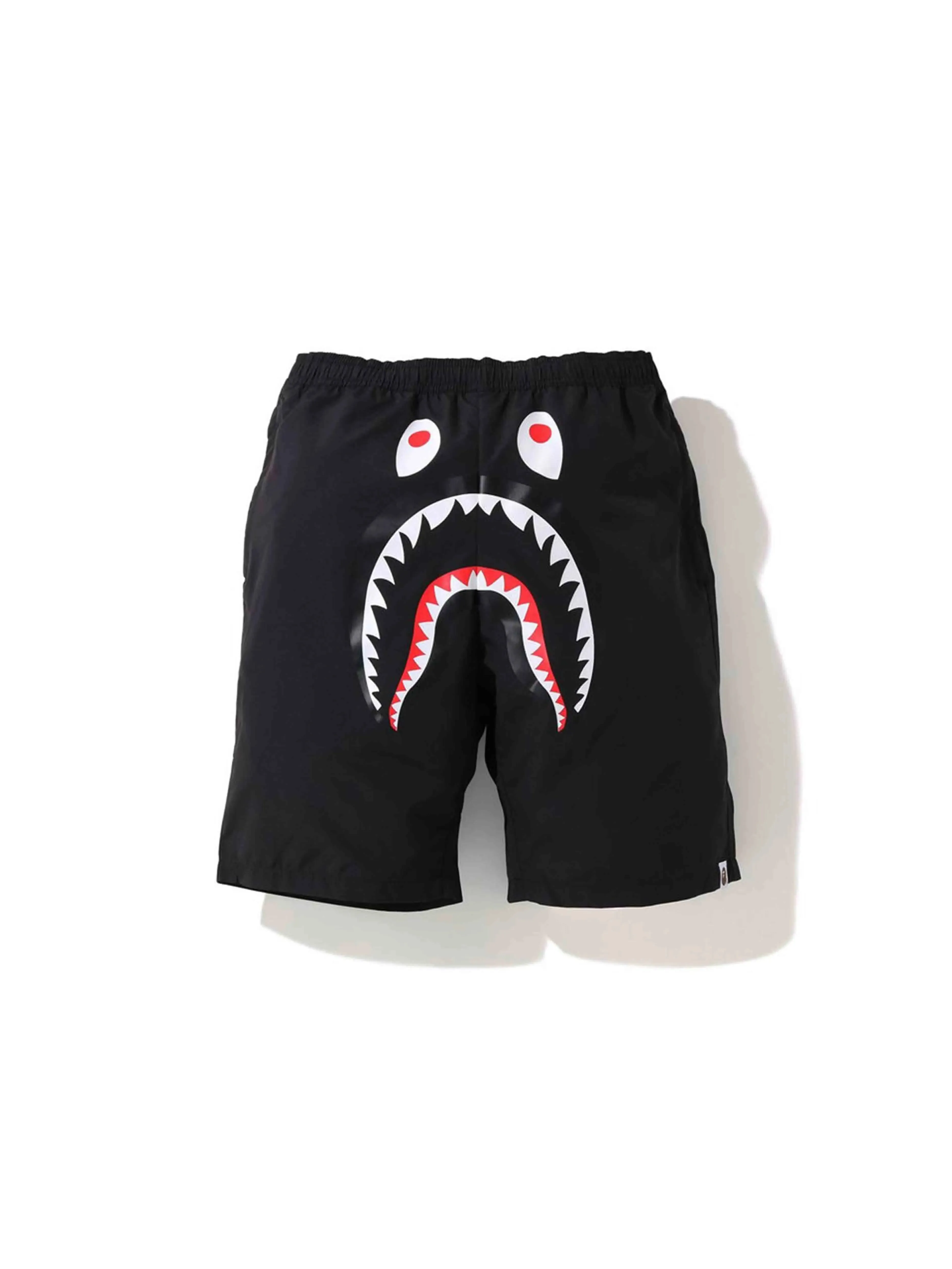 A Bathing Ape Shark Beach Shorts Black