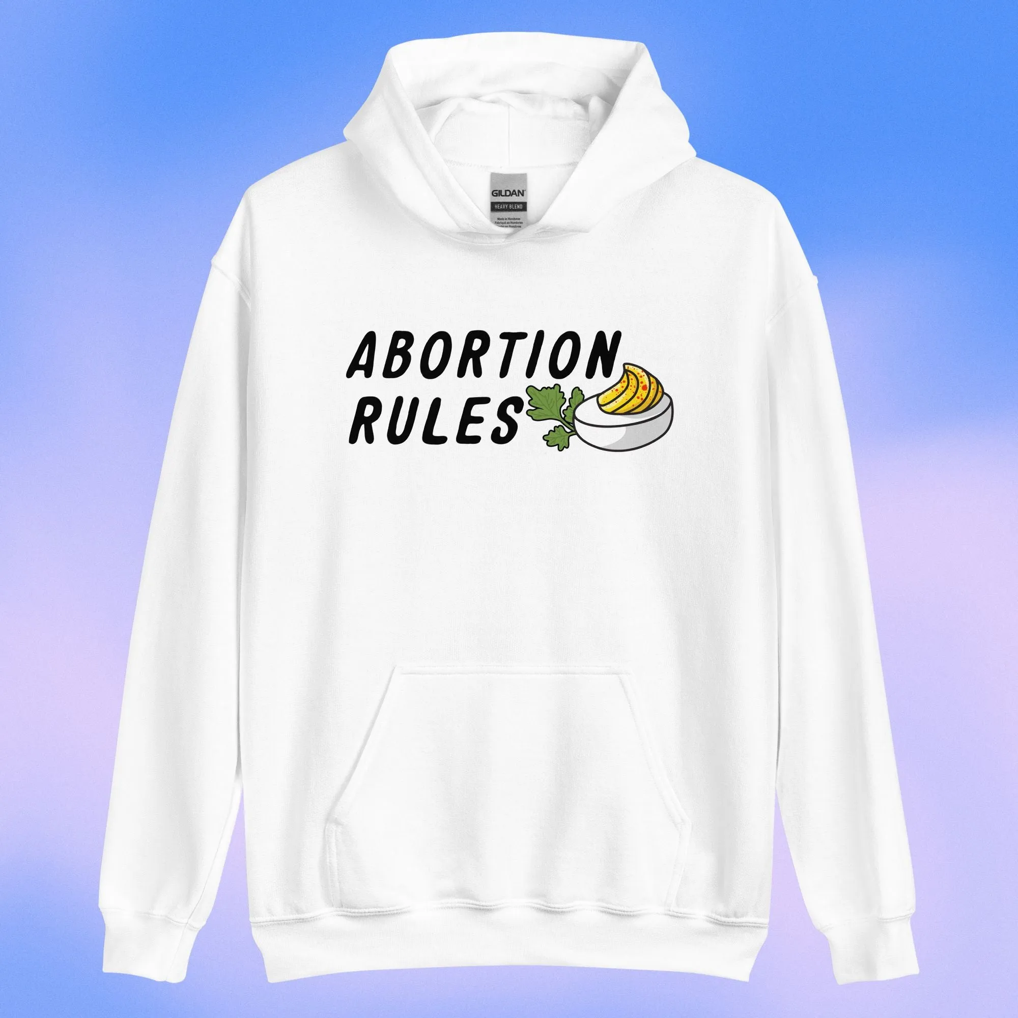 Abortion Rules Deviled Egg Crewneck Hoodie