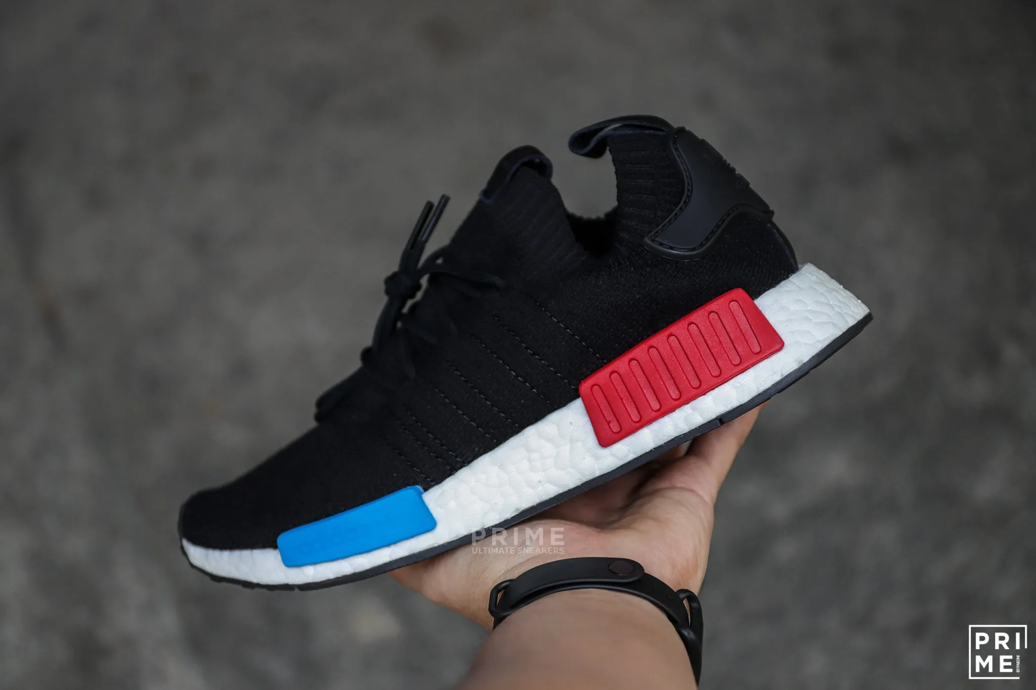 ADIDAS NMD R1 OG Black Blue  Red (GZ0066)