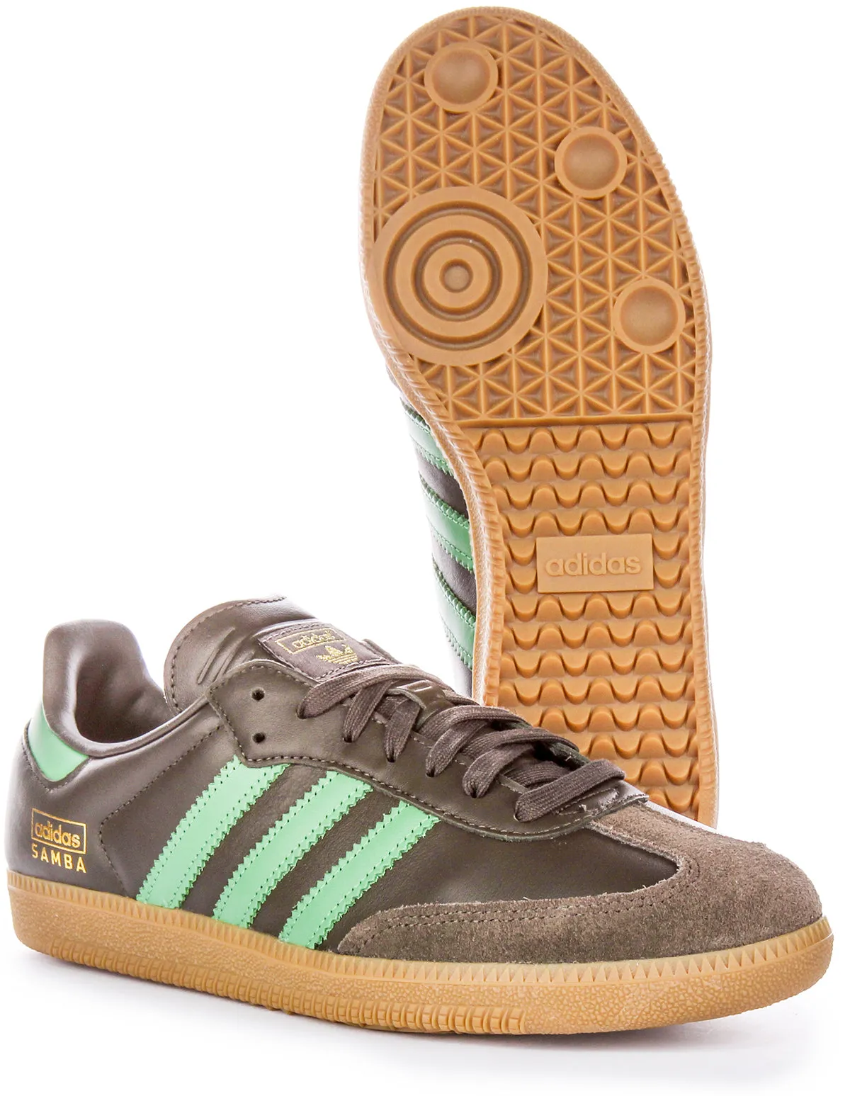 Adidas Samba OG In Brown Mint For Men