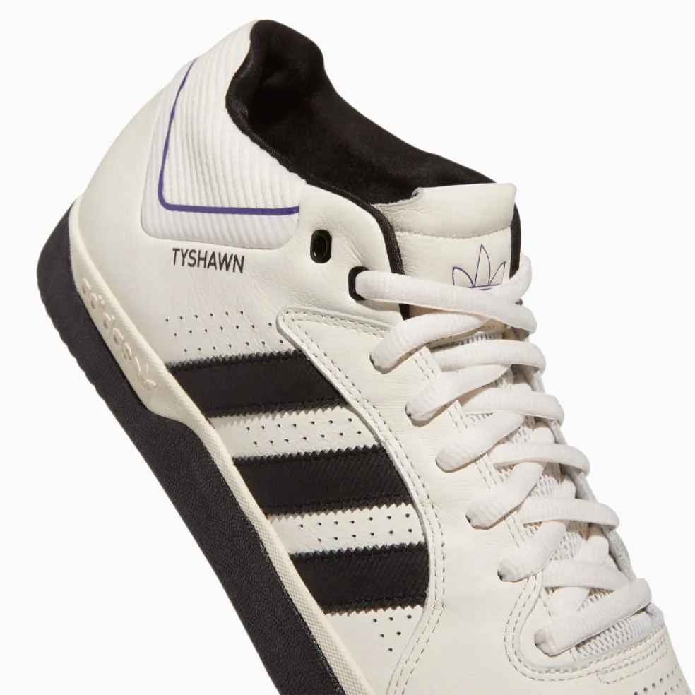 adidas Skateboarding Tyshawn Pro Skate Shoes - Cloud White / Core Black / Collegiate Purple