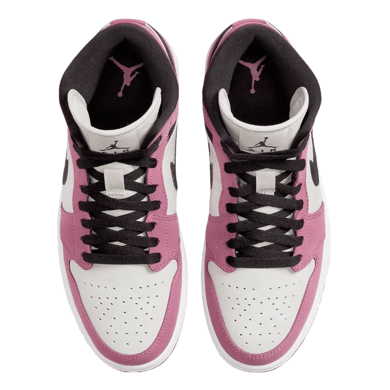 Air Jordan 1 Mid Berry Pink