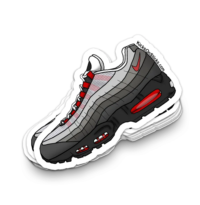 Air Max 95 "Red" Sneaker Sticker