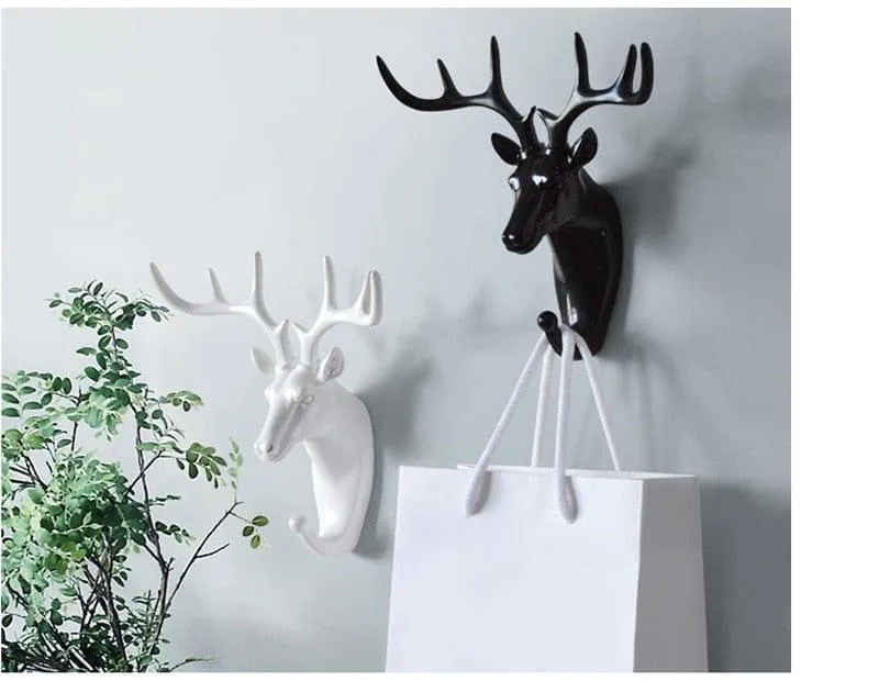 ANIMAL HEAD WALL HOOKS - 3 COLORS