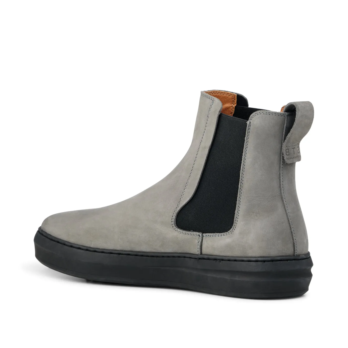 Aren nubuck chelsea støvle - GREY