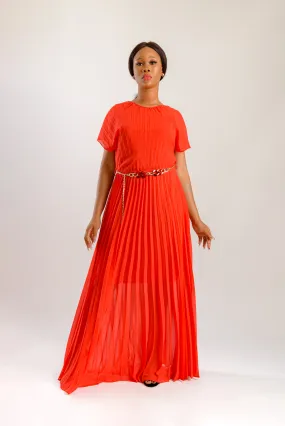 AUDREY DRESS - ORANGE