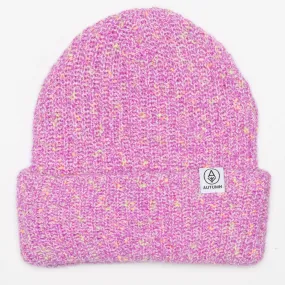 AUTUMN Simple R Beanie Purple