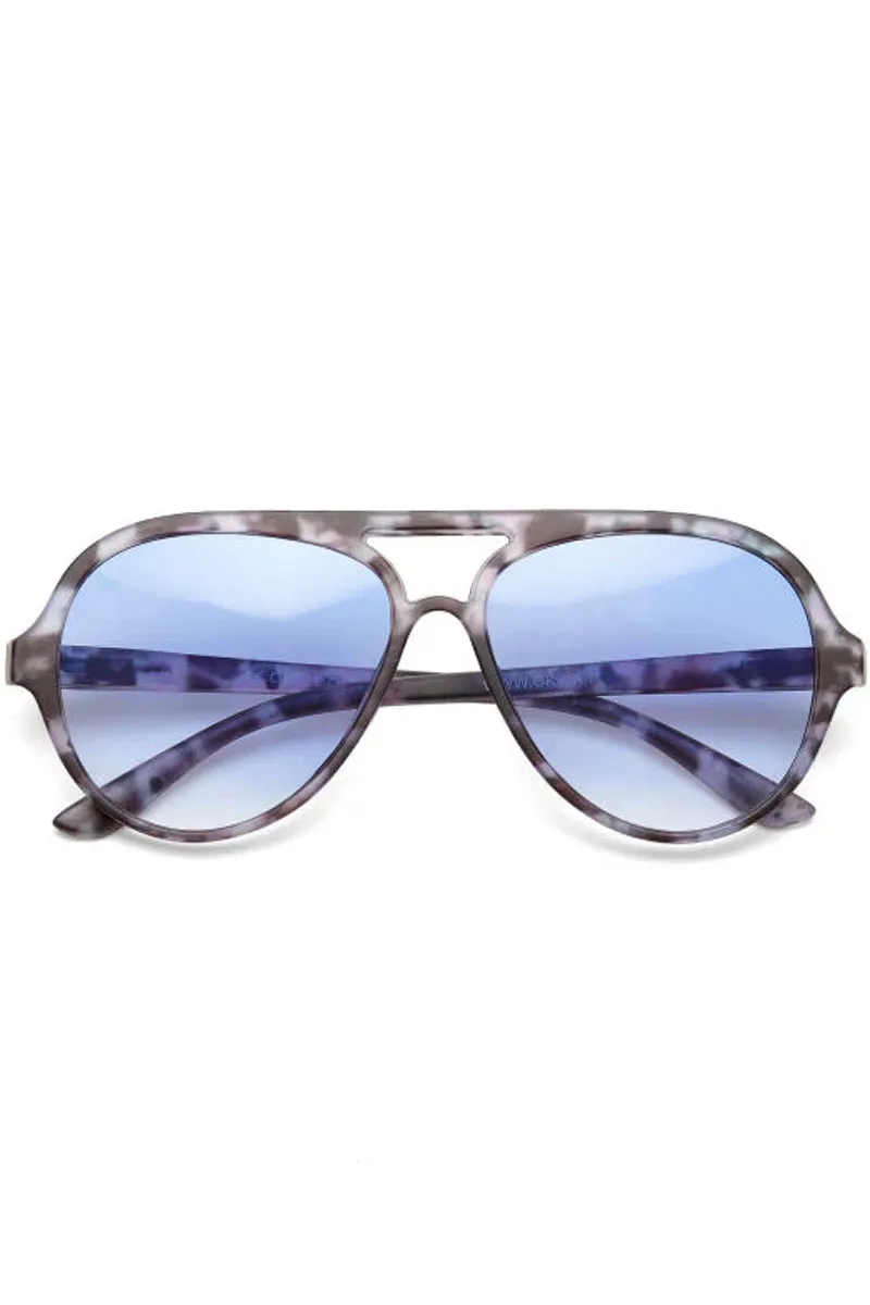 Aviator shape | Blue / Havana | Solbriller fra Okkia