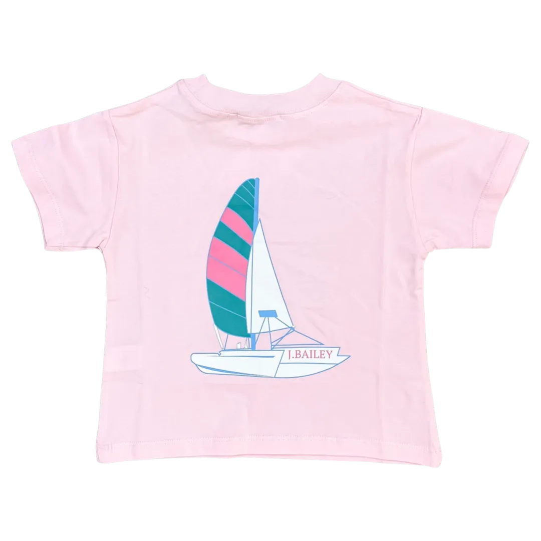 Bailey Tee - Pink Sail