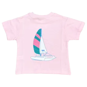 Bailey Tee - Pink Sail