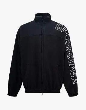 Balenciaga Black Logo Tracksuit Jacket