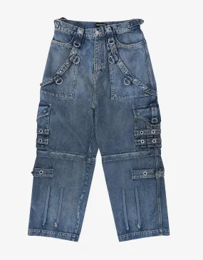 Balenciaga Blue Raver Oversized Jeans