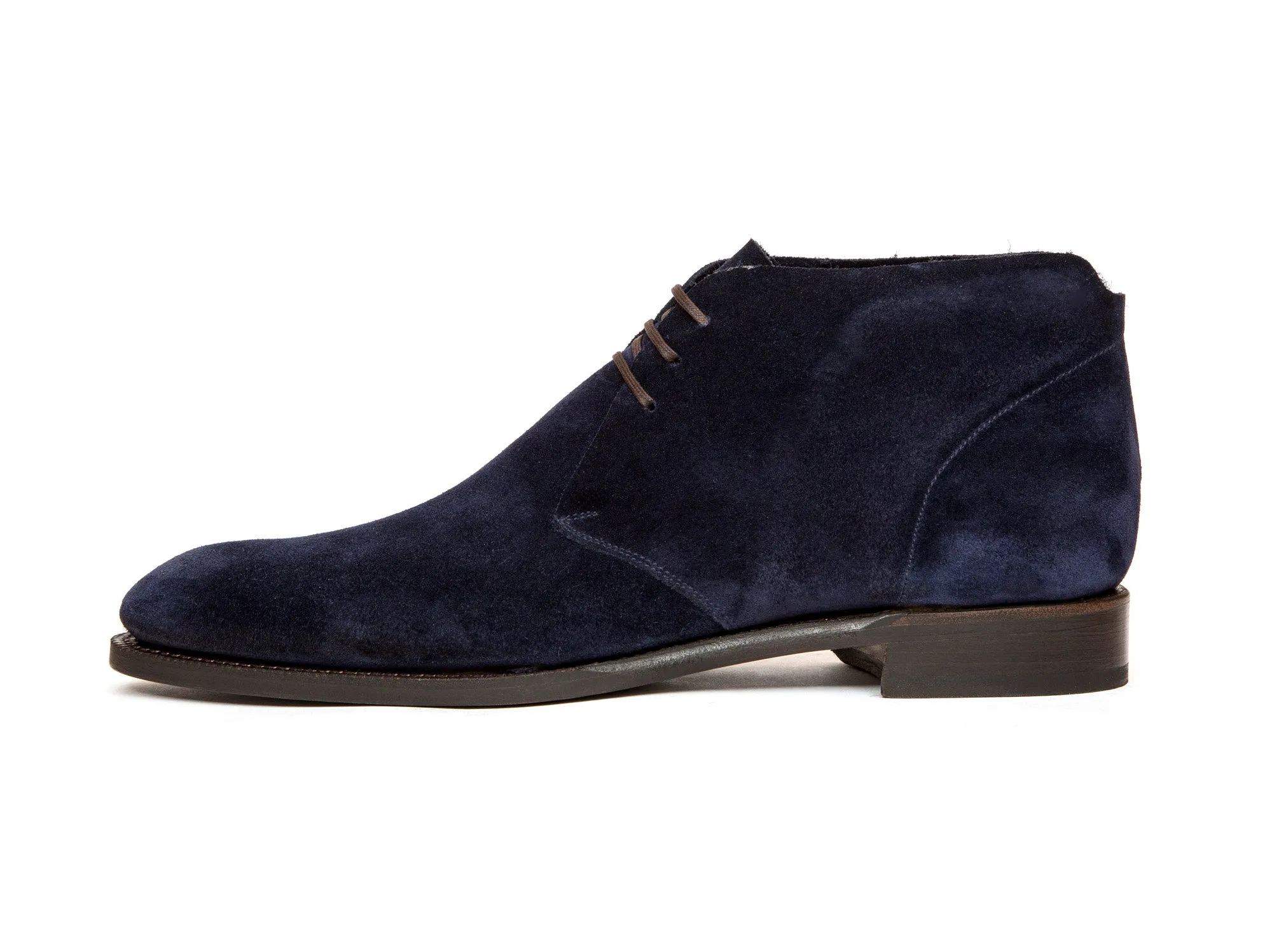 Ballard - MTO - Dark Blue Suede - NGT Last - Single Leather Sole