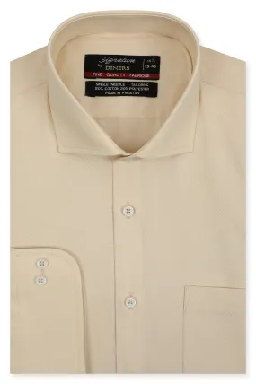 Beige Formal Shirt