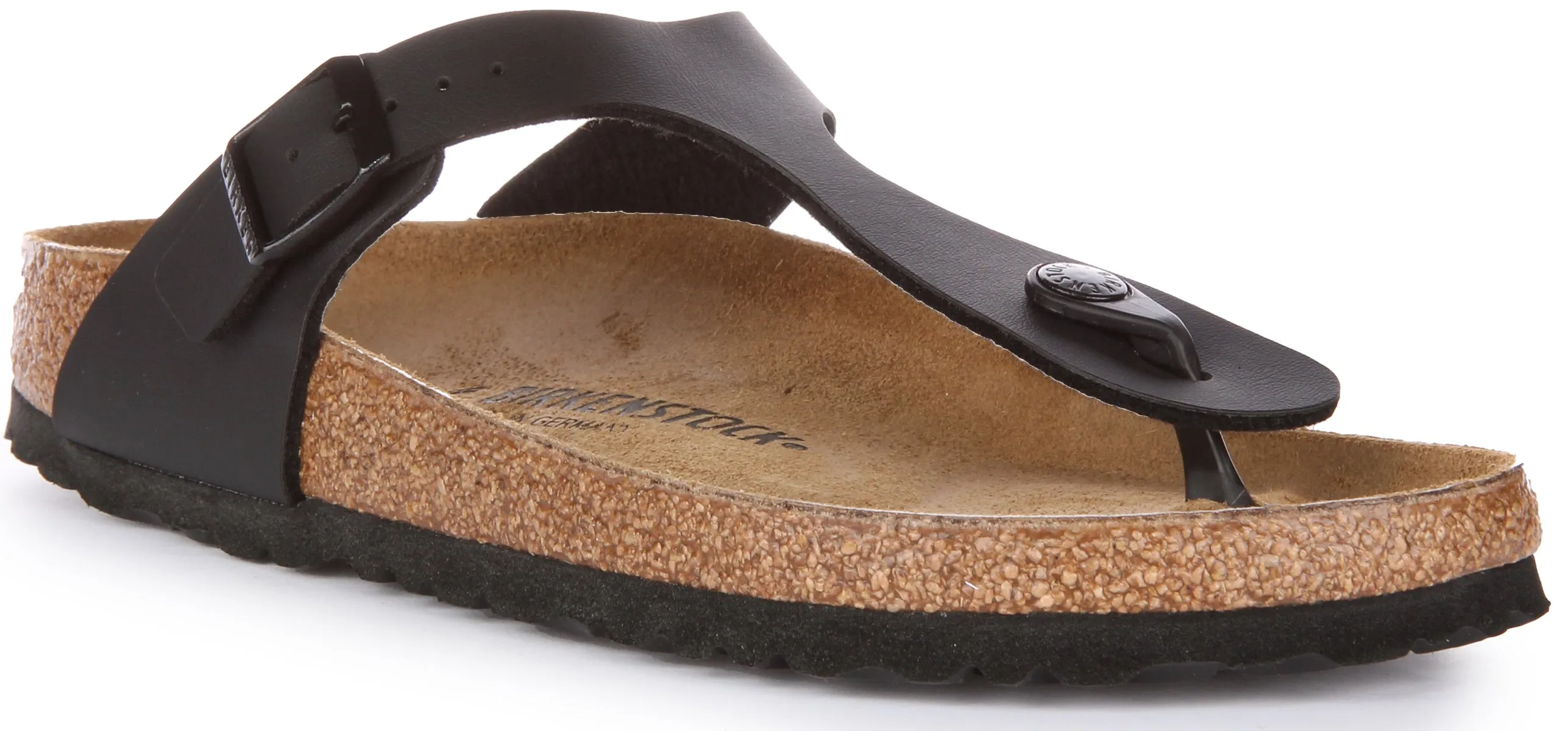 Birkenstock Gizeh In Black | Regular Fit