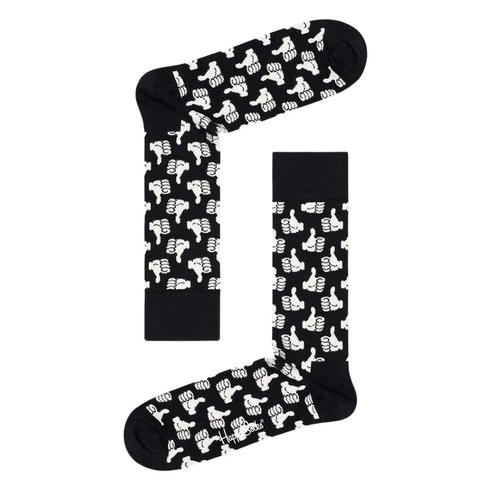 Black & White Socks Gift Box Set - 4-Pack