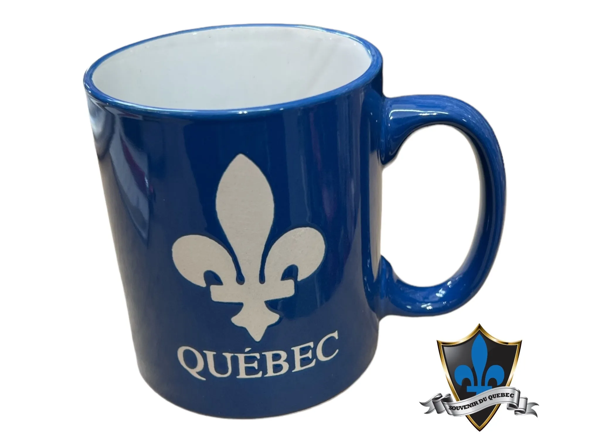 Black Blue  Quebec Mug 11OZ.