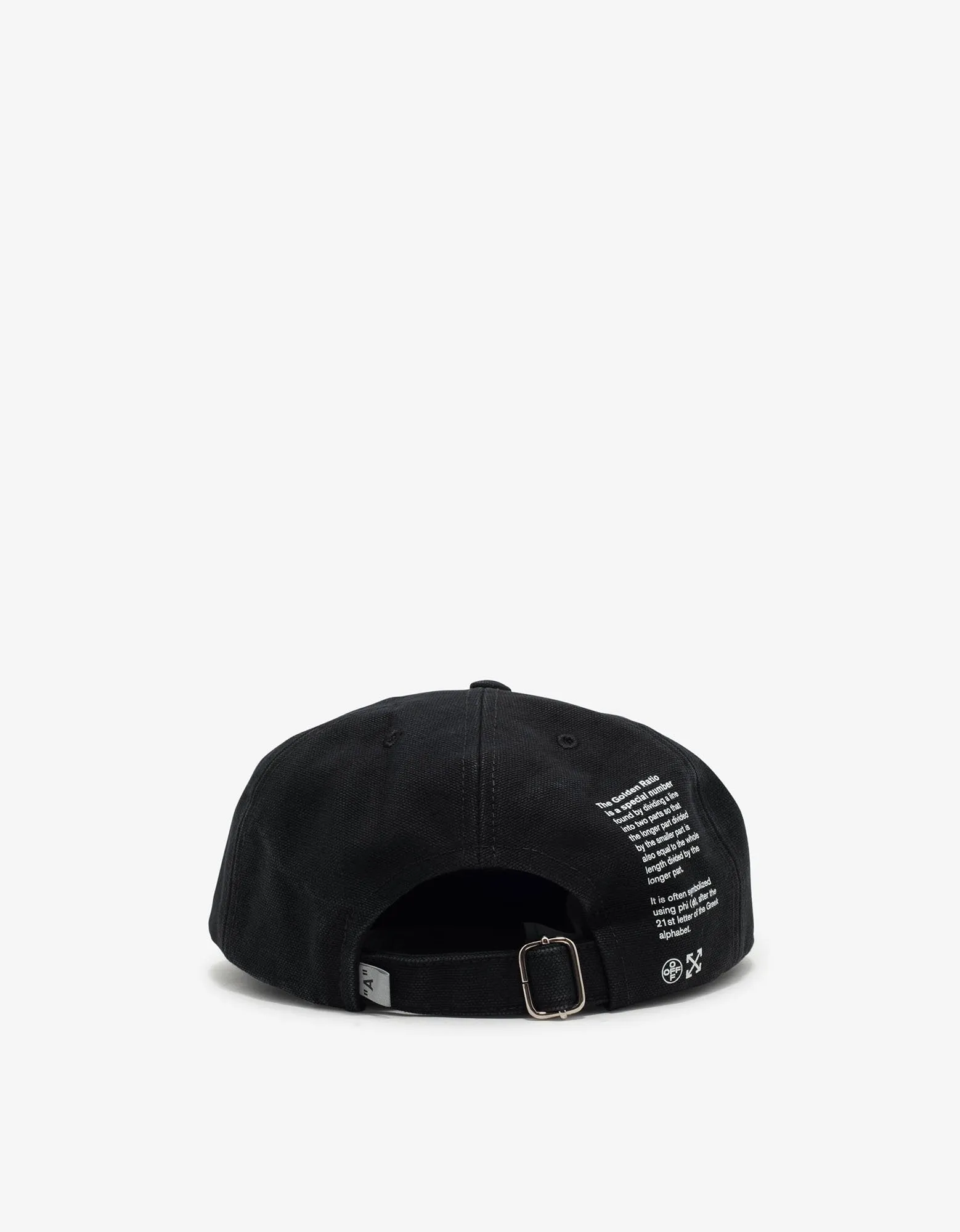 Black F Building 5 Panel Cap -