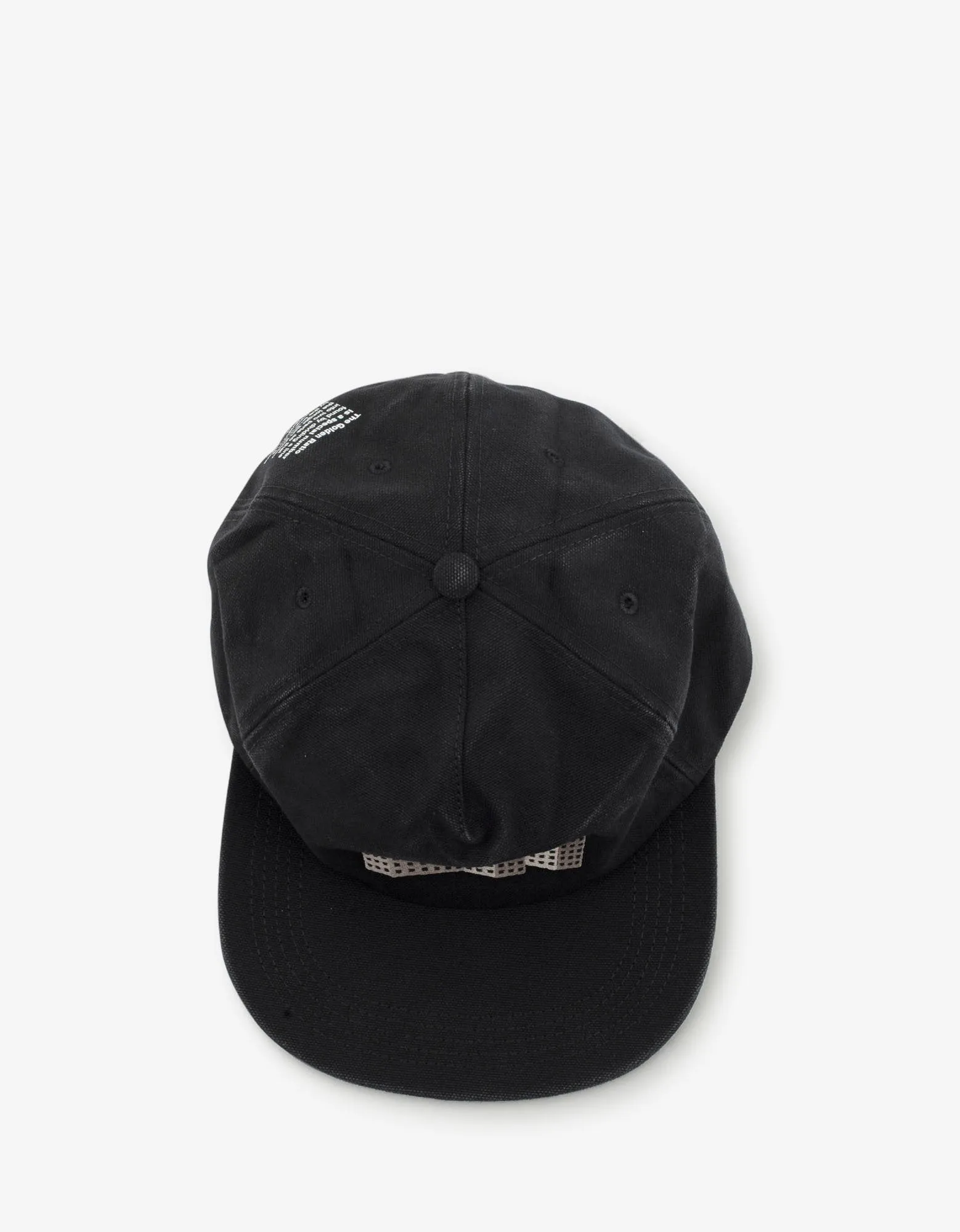 Black F Building 5 Panel Cap -