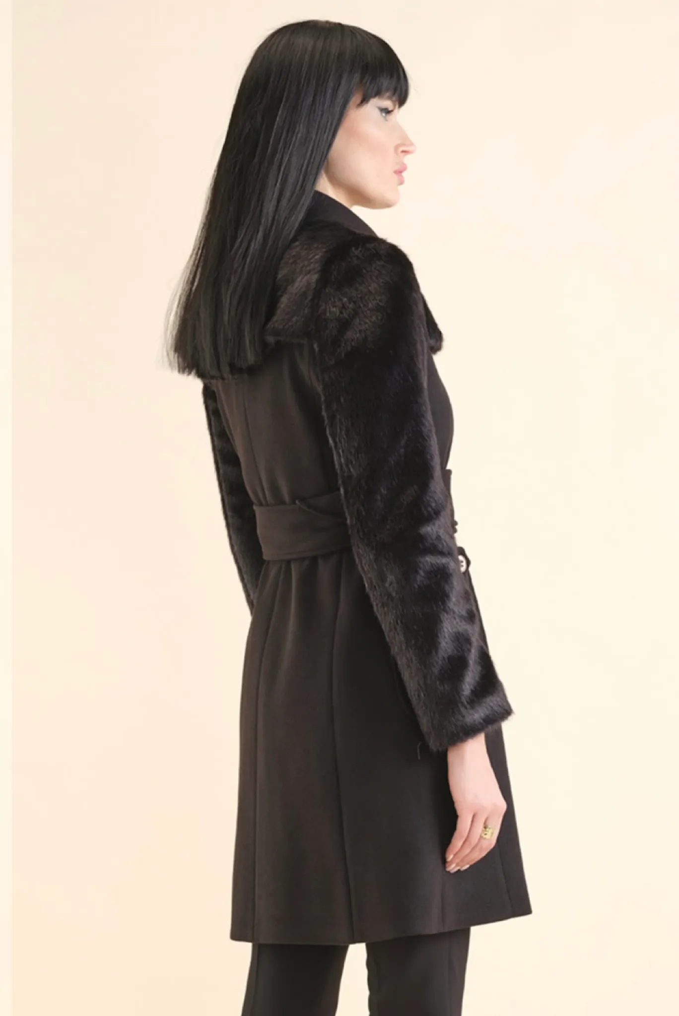 Black Fur Coat