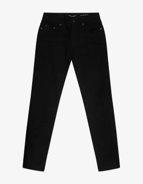 Black Stretch-Denim Skinny Jeans -