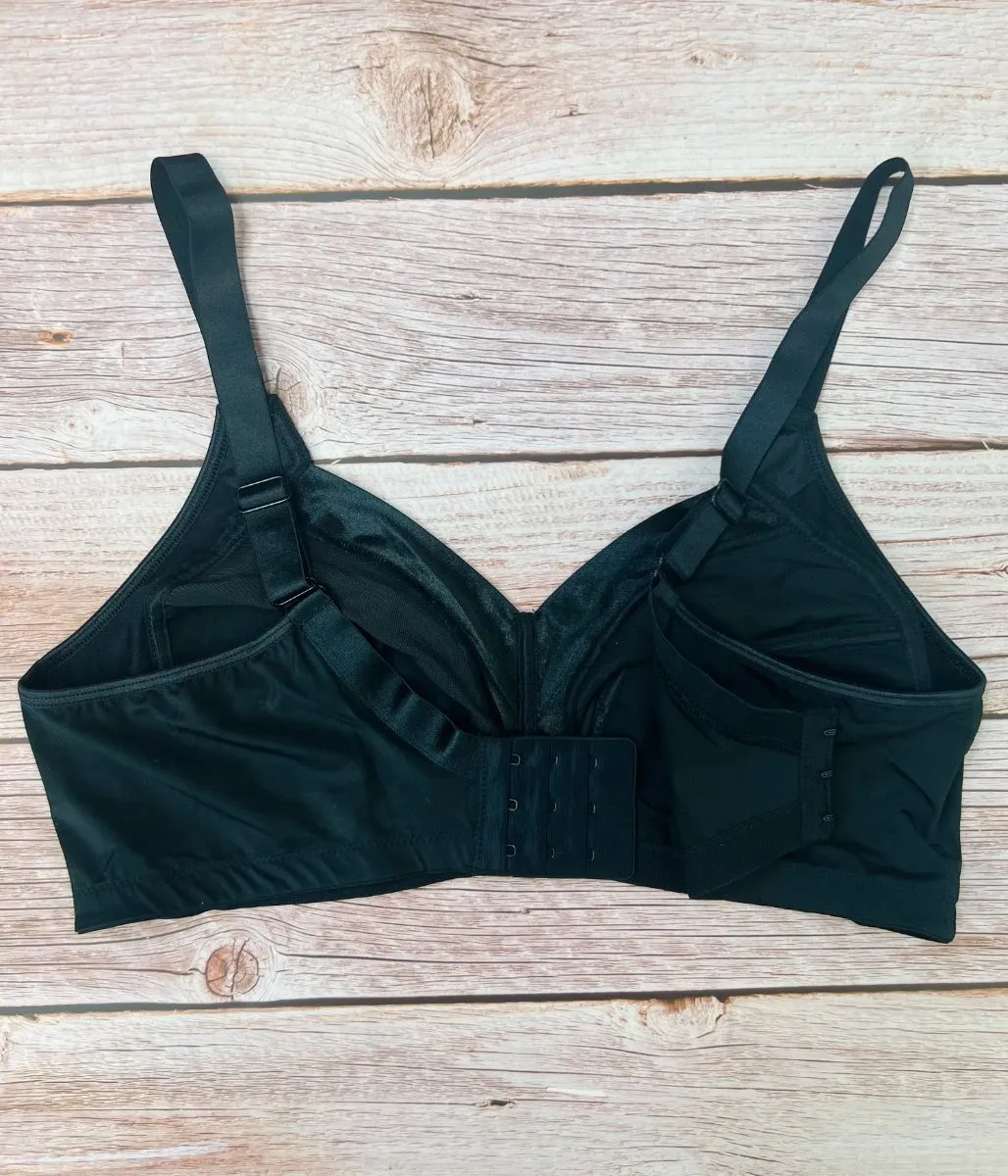 Black Total Support Full Cup Bra