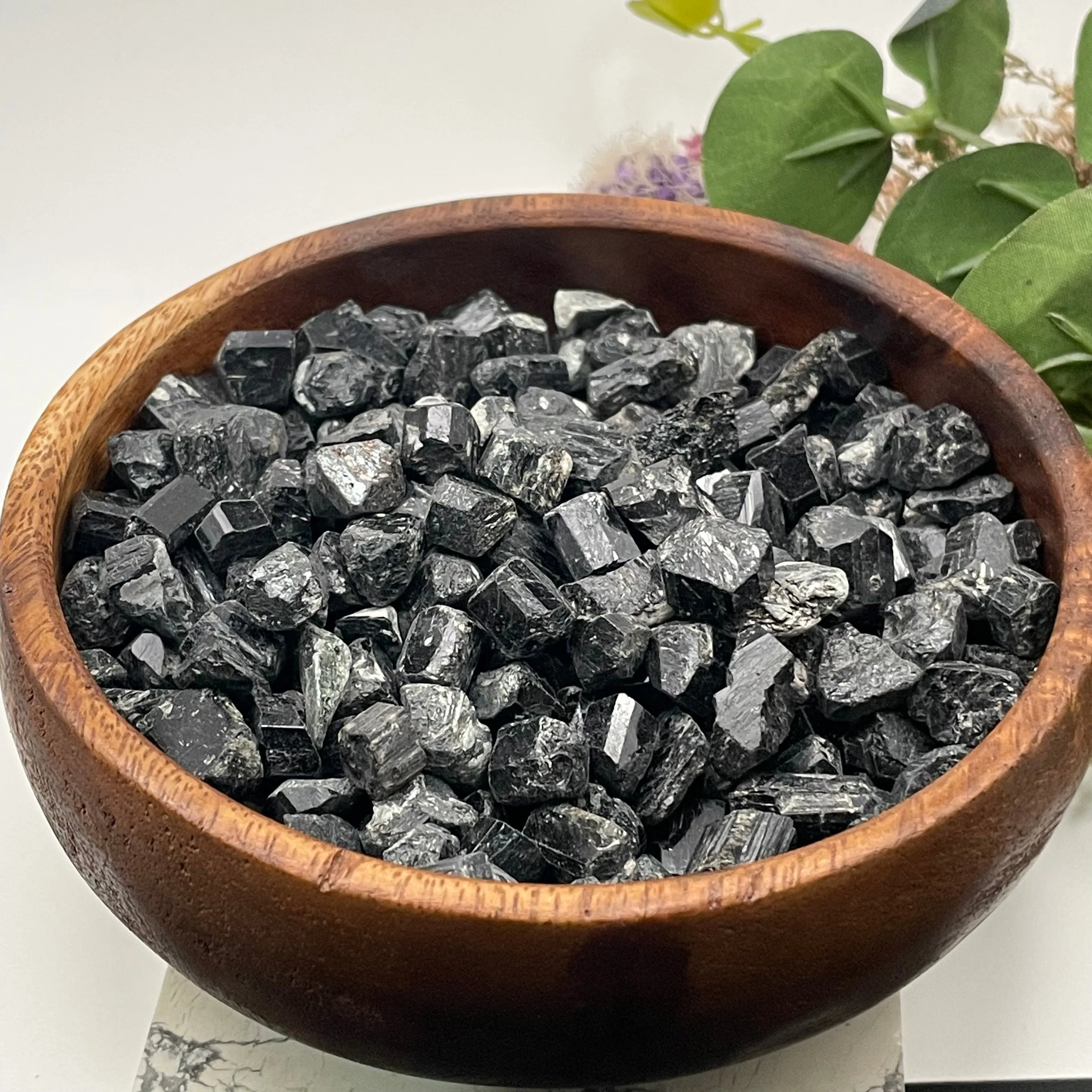 Black tourmaline raw