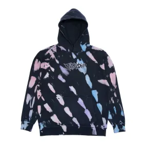 Blaze Hoodie (Black/Peach/Purple Tie Dye)