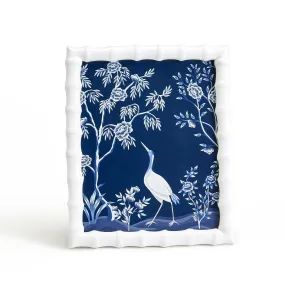 Blue and White Aviary 8 x 10 Picture Frame