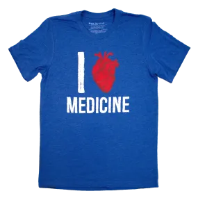 Blue I Heart Medicine Tee - FINAL SALE