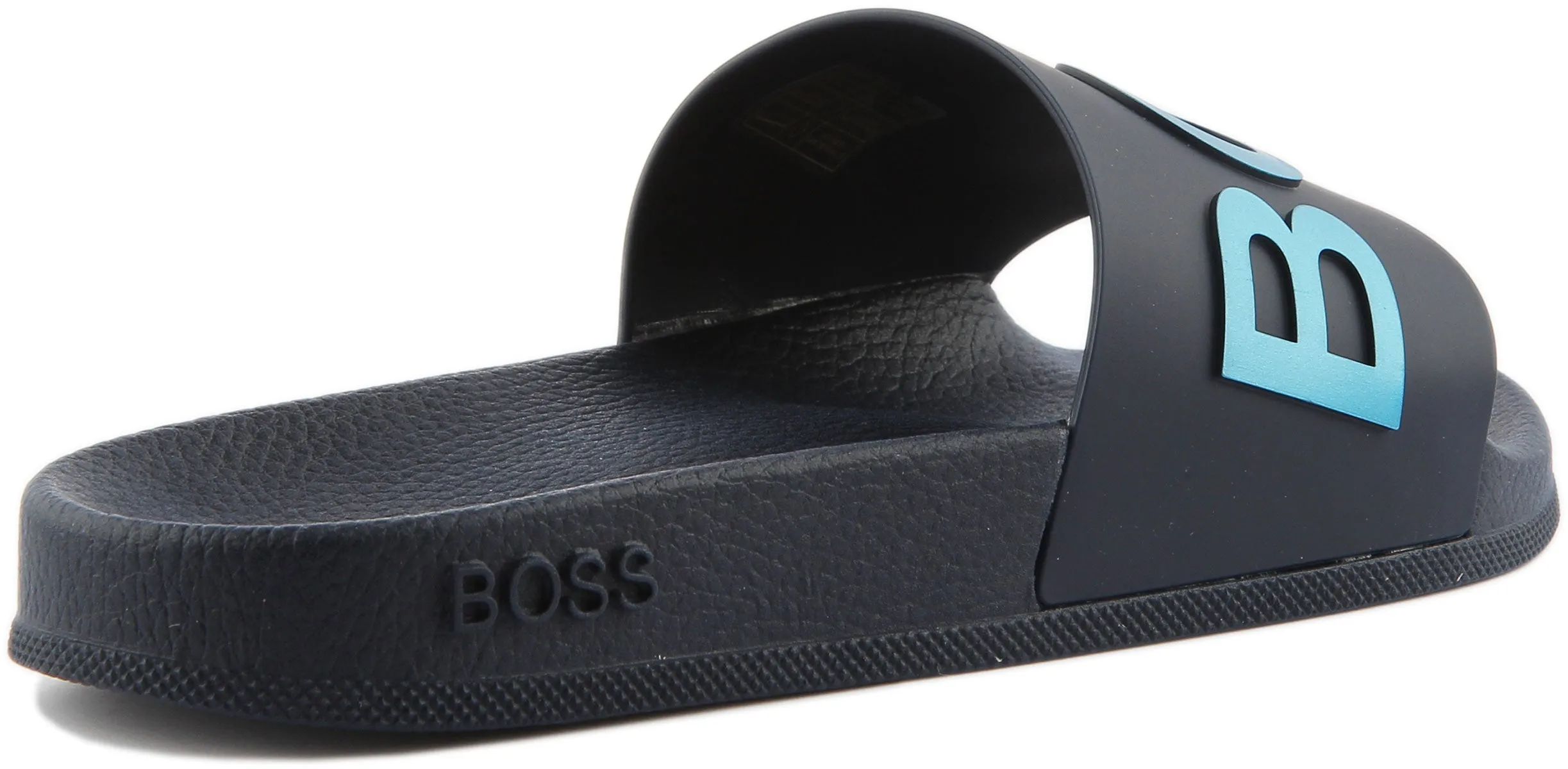 Boss Bay Sliders In Navy For Men