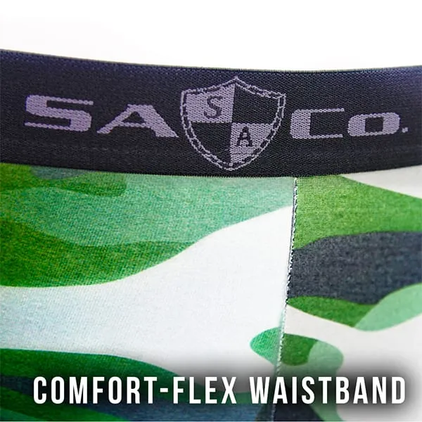 Boxer Briefs | Green Military Camo