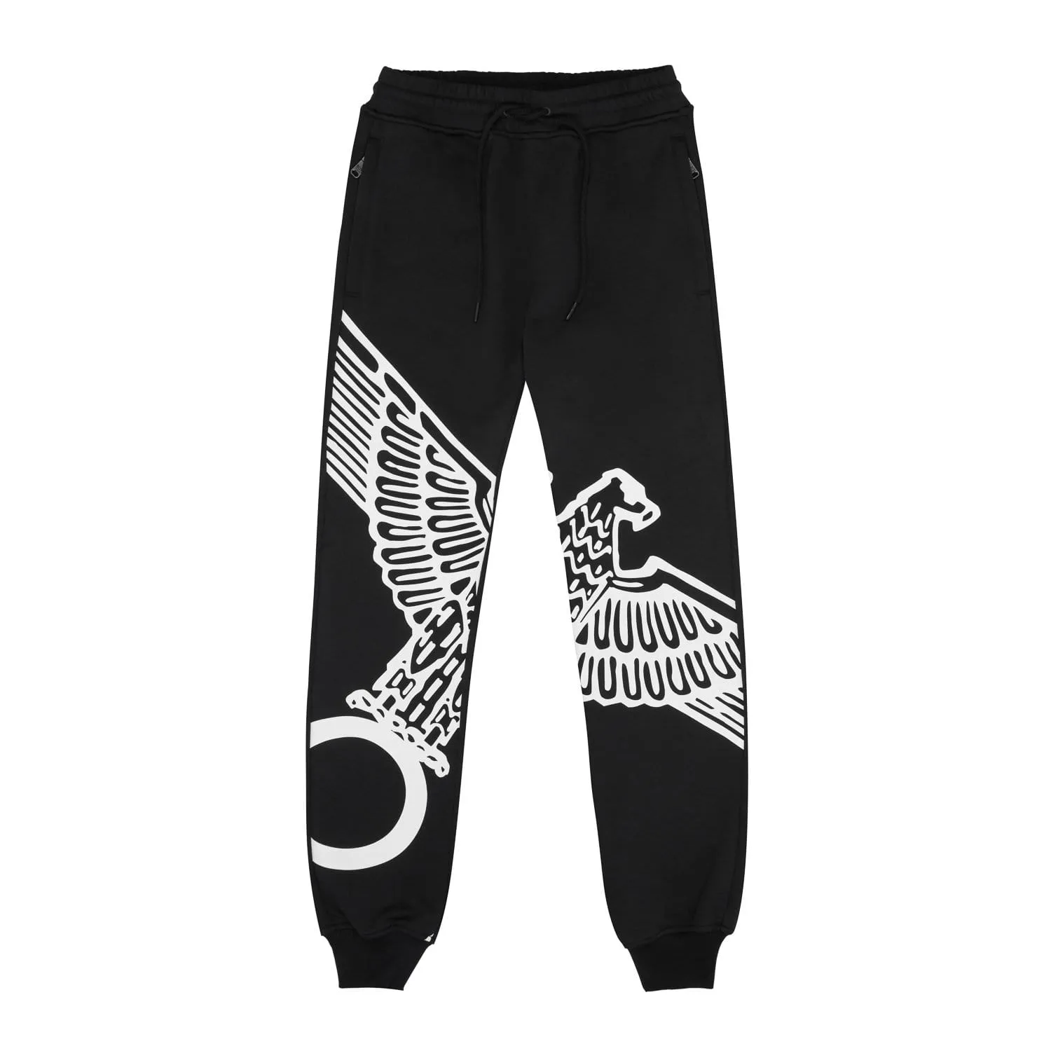 BOY WINGSPAN JOGGERS - BLACK/WHITE