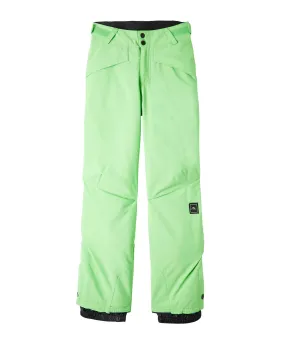 Boy's Hammer Snow Pants - Luminous Green