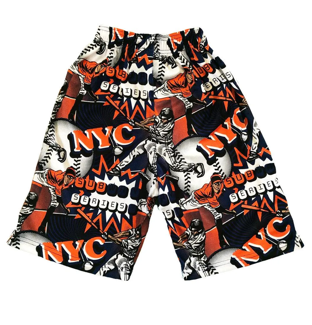 Boys NYC Baseball Attack Short