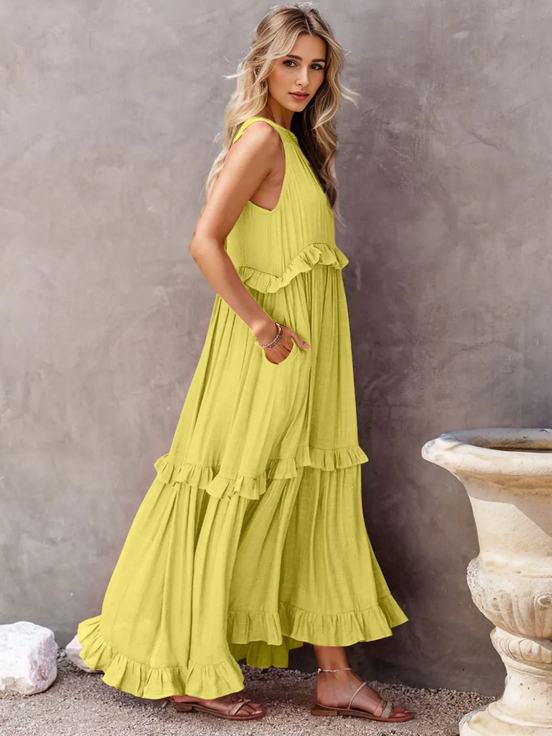 Brandi Tiered Maxi Dress