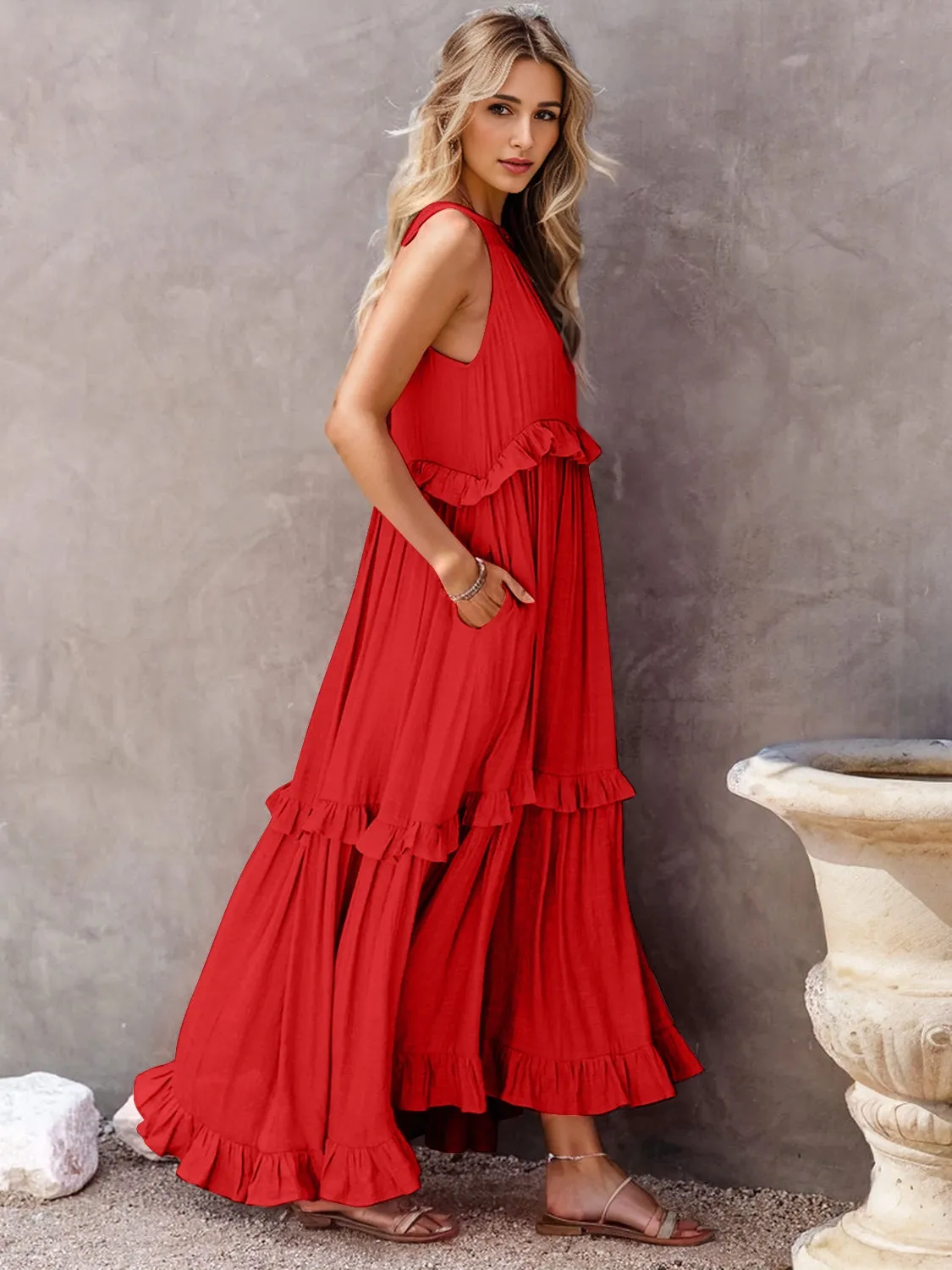 Brandi Tiered Maxi Dress