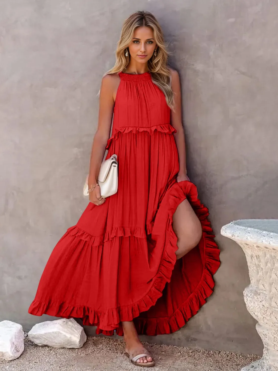 Brandi Tiered Maxi Dress