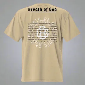 Breath Of God Men's Oversized Faded Concept Tee