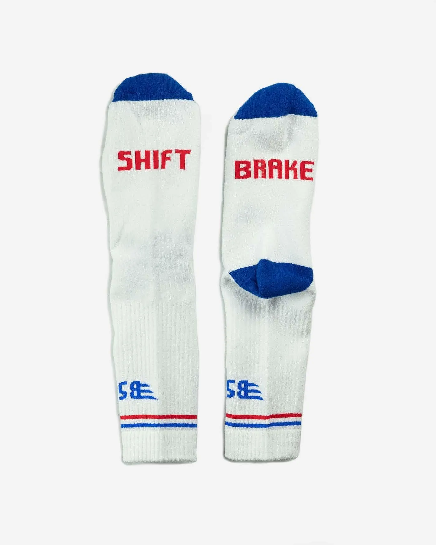 BSMC MX Socks - WHT/RED/BLUE