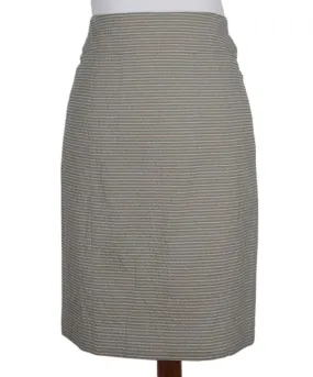 Burberry Grey & Pink Striped Skirt sz 4