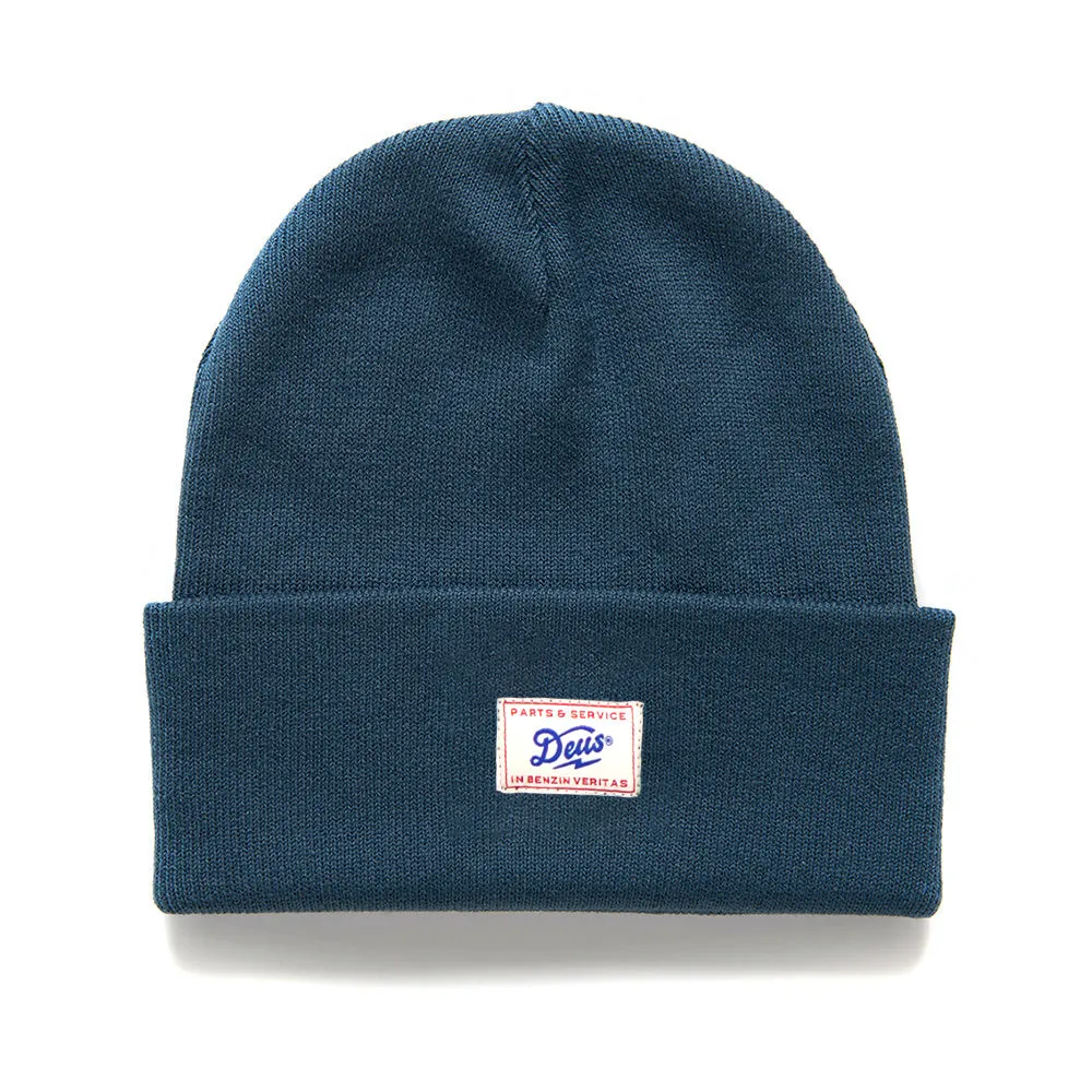 Burning Rose Beanie - Moroccan Blue