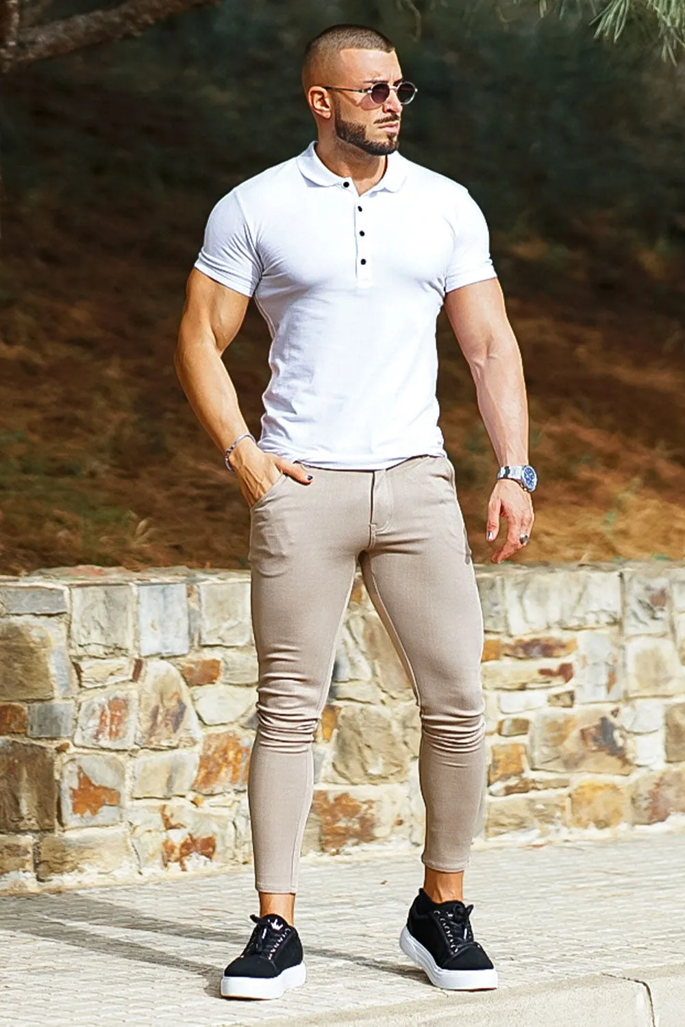 Buy $80 Free Shipping Best Skinny Pants - Light Khaki