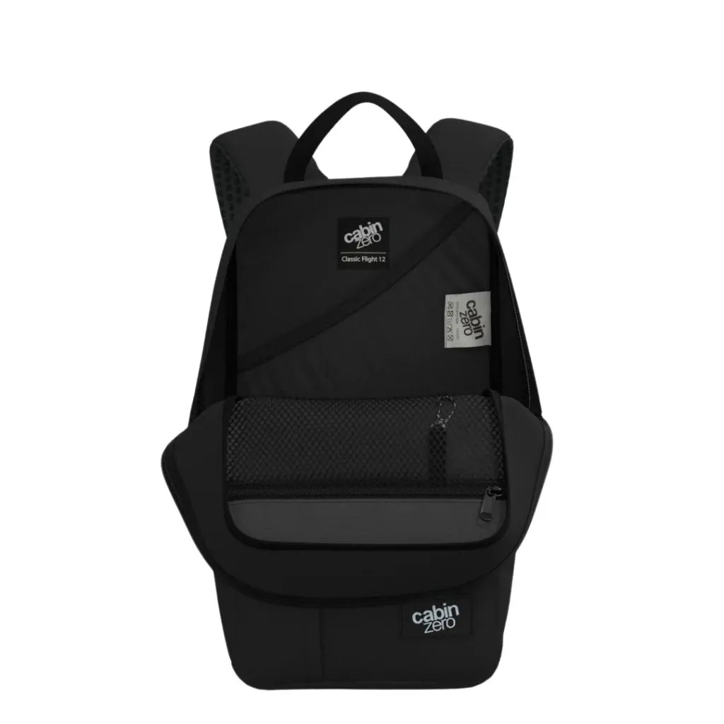 CabinZero Classic Flight 12L Backpack Absolute Black